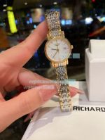 Hot Sale Replica Medieval Longines Watch White Dial 2-Tone Yellow Gold Strap Women's Watch